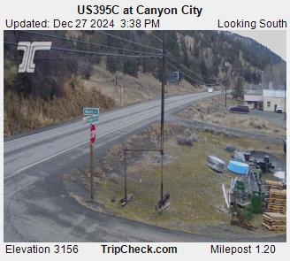 Traffic Cam US 395C at Canyon City